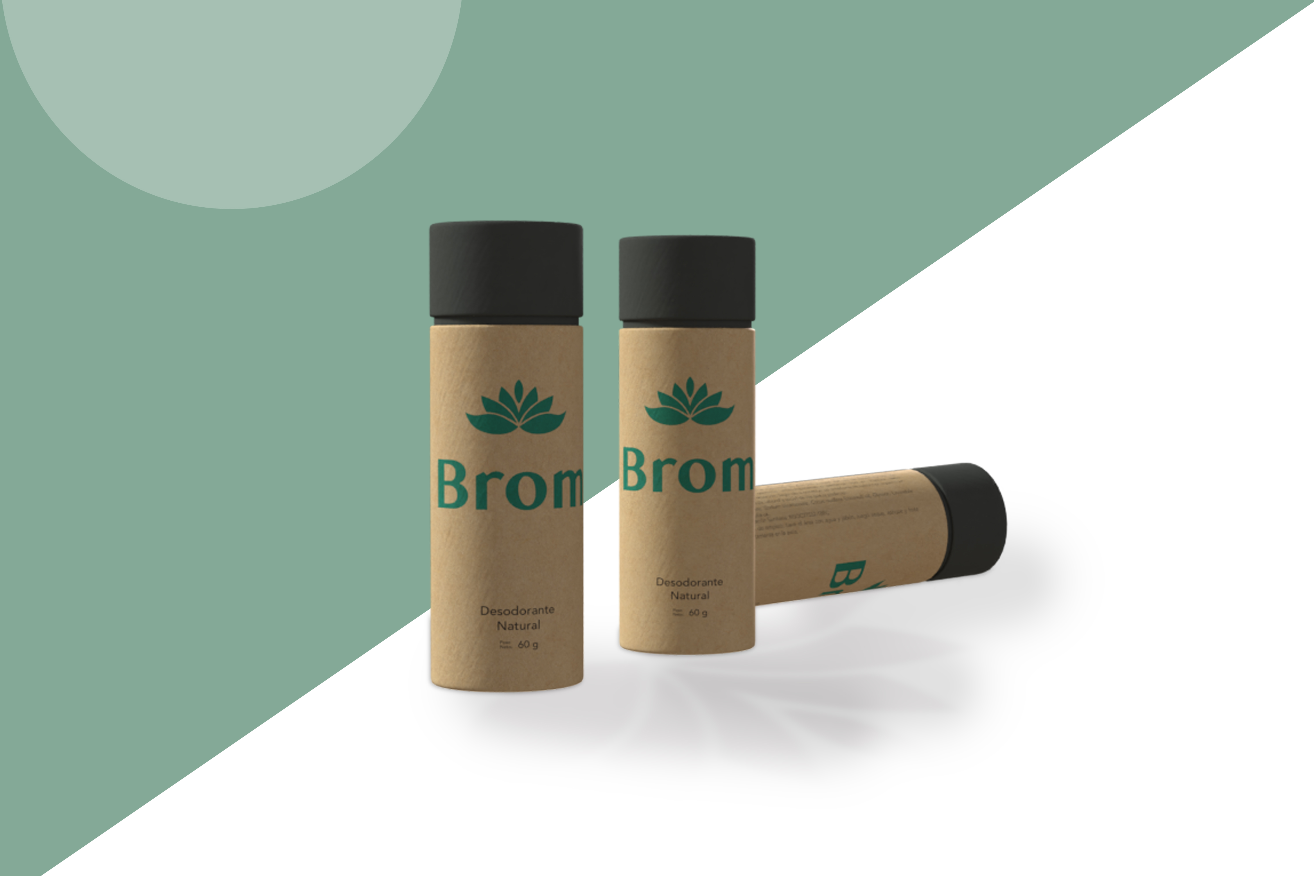 Label design - Desodorante Brom