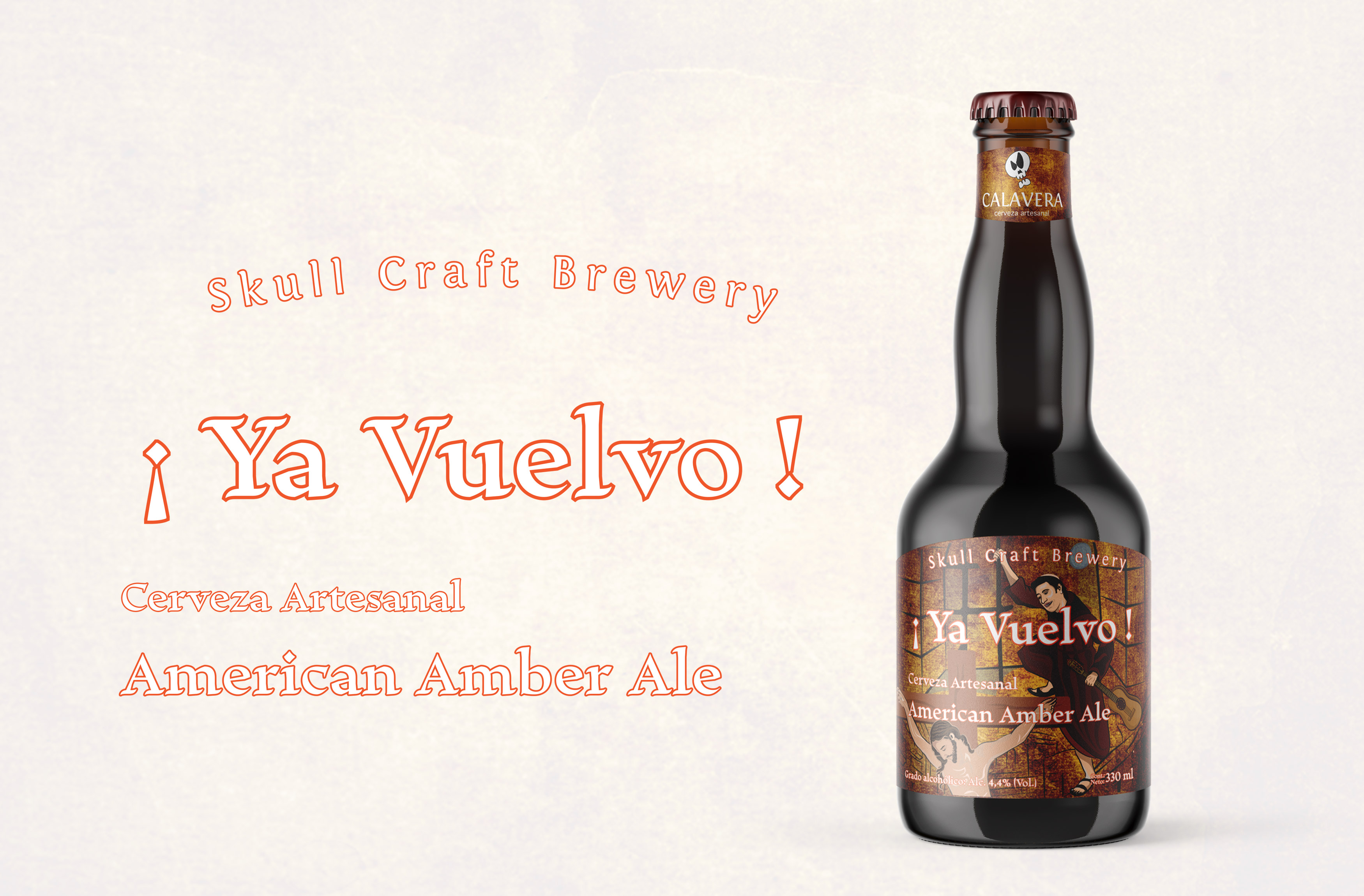 Cerveza calavera - Label designs - Ya Vuelvo