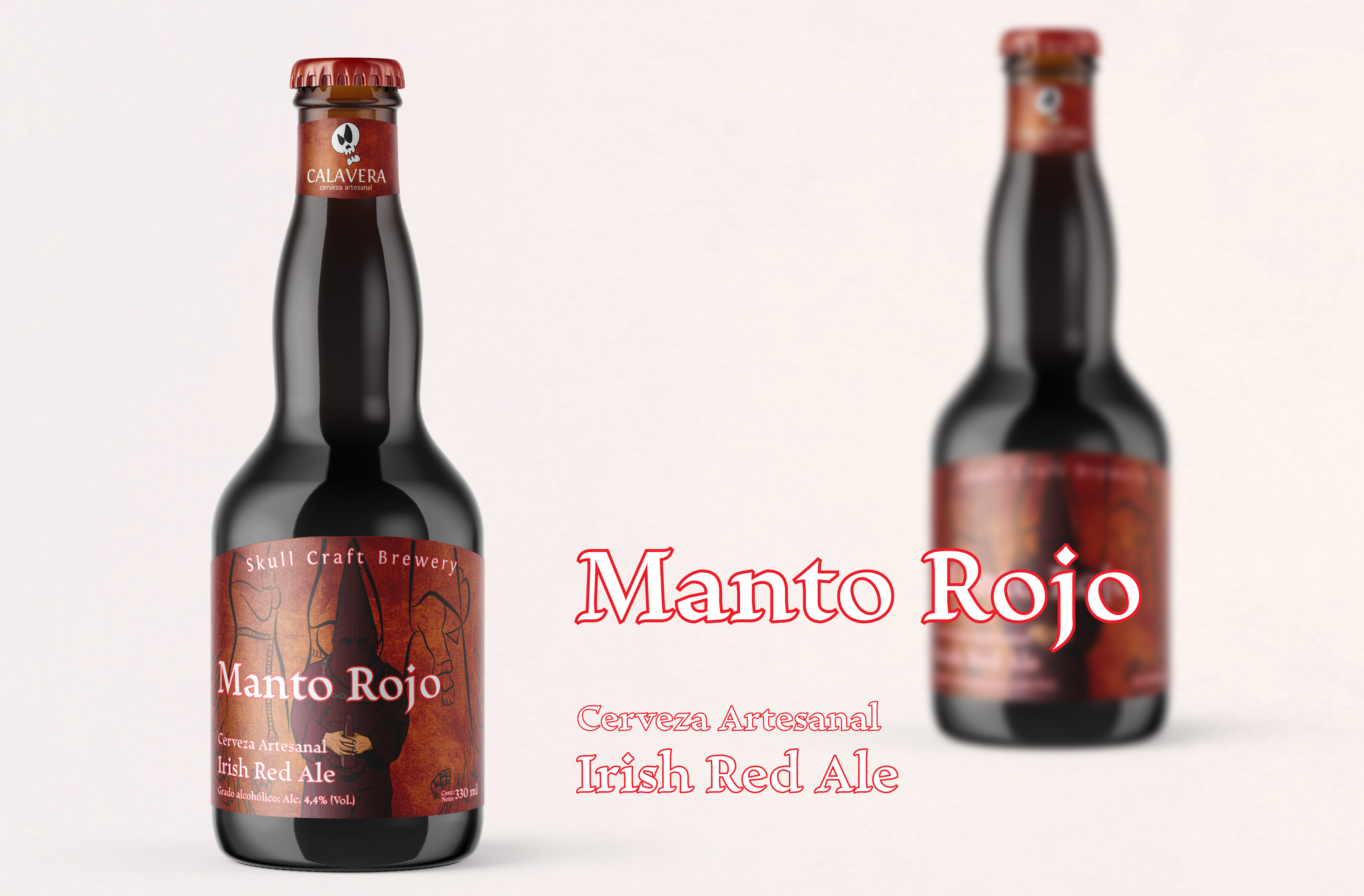 Label design Manto rojo en Firstrein